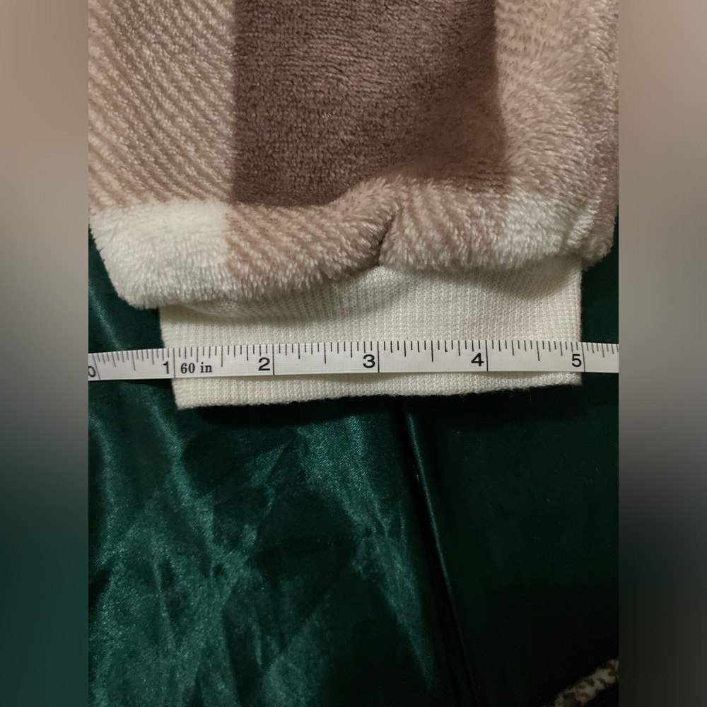 Checkered Soft Fuzzy Lounging Pants - image 2